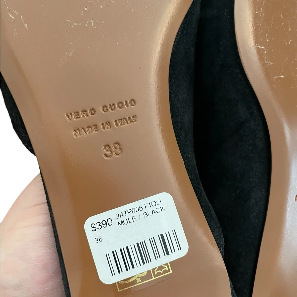 ATP ALL TOMORROW’S PARTIES ATELIER Black Suede Mule Flats - Picture 15 of 16